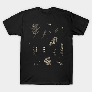 Abstract mystic plants and flowers T-Shirt